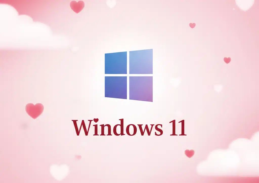 Promos de Saint-Valentin : offrez Windows 11 à votre PC pour 19€ seulement !