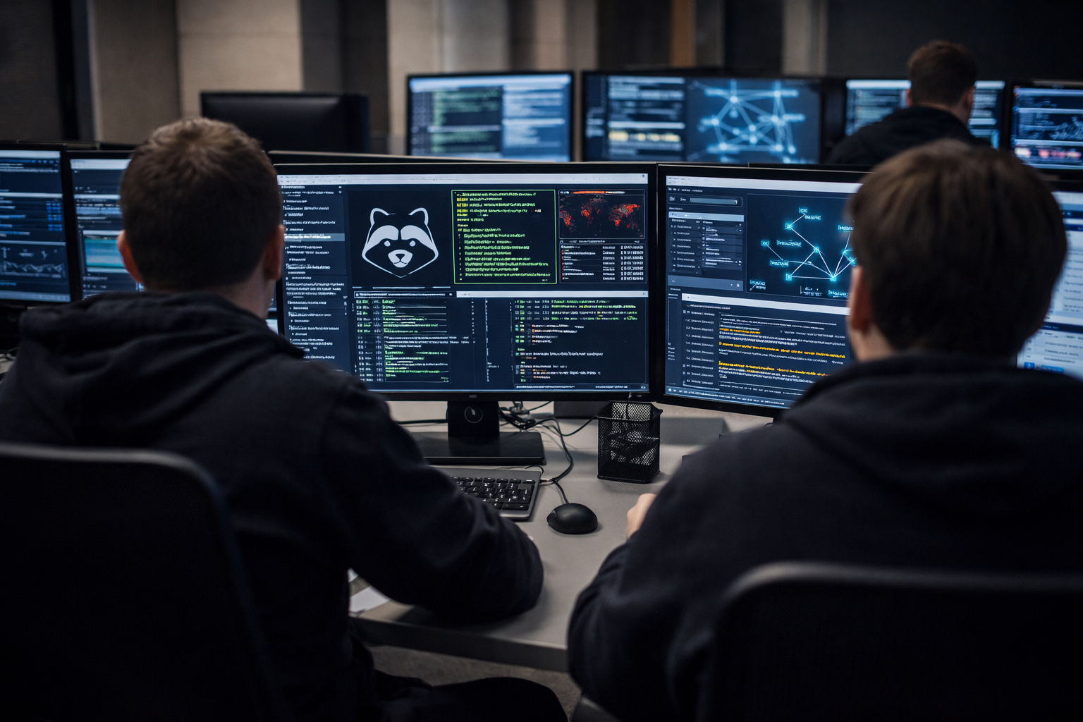 Bureaux réseau et système informatique